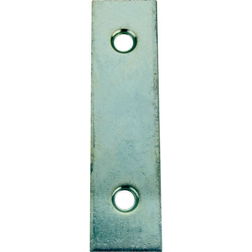 Mending Plate, 2-1/2 in L, 5/8 in W, Steel, Screw Mounting Zinc-Plated