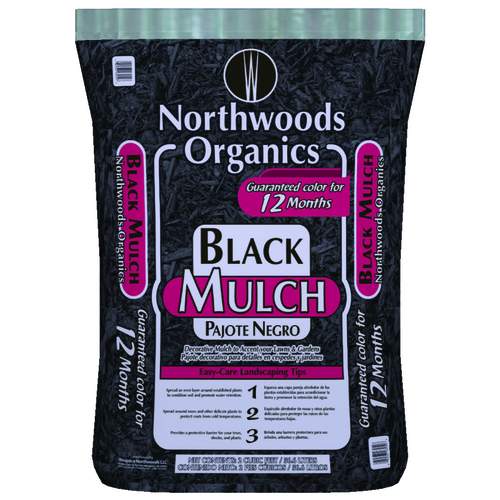 Northwoods Organics WNW03252 Decorative Mulch, Black Bag