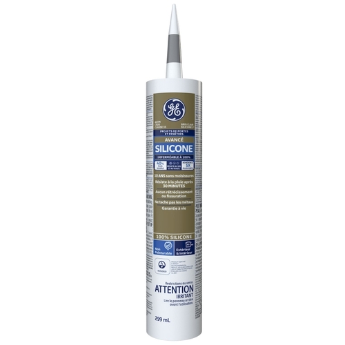 Silicone II SE2192 Window and Door Sealant, Light Gray, 10.1 oz