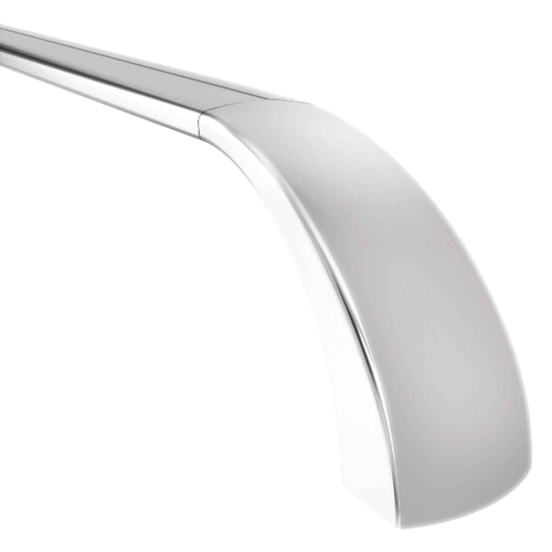 Zarina Series Towel Bar, 18 in L Rod, Chrome, Surface Mounting