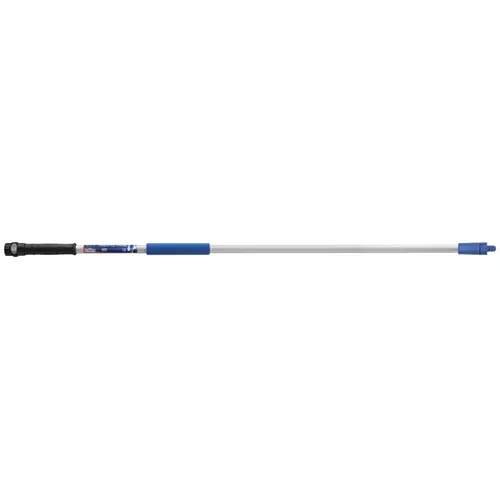 Unger 976500 LOCK-ON Water Flow Pole, 48 in L, Threaded, Aluminum, Silver