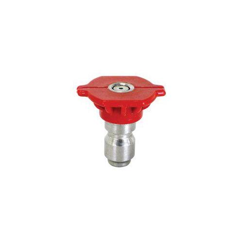 Spray Nozzle, 0 deg Angle, #40 Nozzle, Quick Connect Red