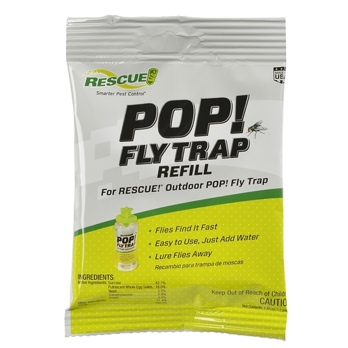 Rescue PFTA-DB12 POP! Fly Trap, Solid, Musty, 1.45 oz Refill Pack