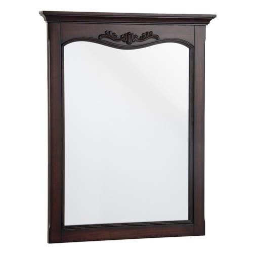 Foremost ASCM2632 Astria Series Mirror, Rectangular, 26 in W, 32 in H, Wood Frame, Wall Mounting