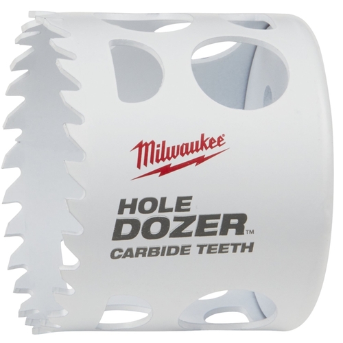 Hole Dozer Hole Saw, 2-1/4 in Dia, 1-3/4 in D Cutting, 4 TPI, Carbide Cutting Edge