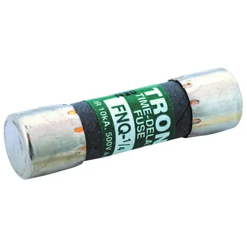 Bussmann FNQ30 FNQ-30 Time Delay Fuse, 30 A, 500 V, 10 kA Interrupt, Fiberglass Body Orange