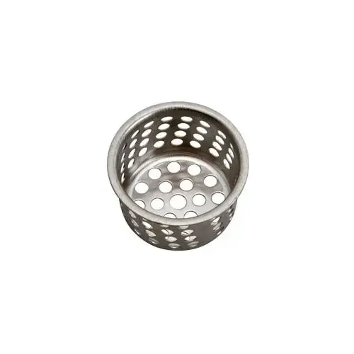 M-Line Series Sink Strainer, 1 in Dia, Brass, Nickel