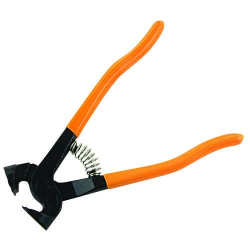 Tile Nipper with Handle, 3/4 in Cutting Capacity, 5/8 in L Jaw, 2 in W Jaw