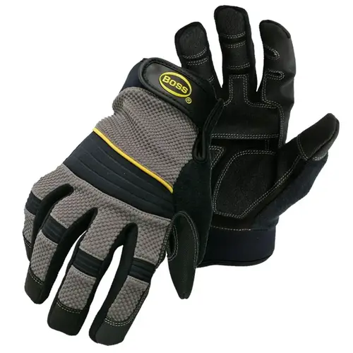 Heavy-Duty Utility Gloves, XL, PVC Pair