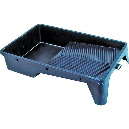 45 Paint Tray, 14.938 in L, 11.374 in W, 3 qt Capacity, Plastic, Black