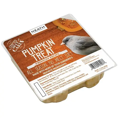 Crafted Suet Cake, Pumpkin Flavor, 11.75 oz