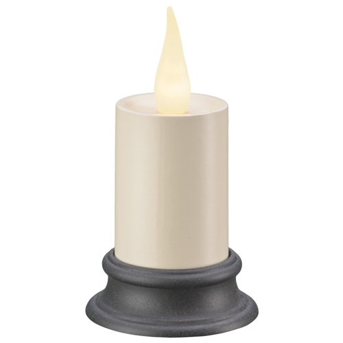 XODUS INNOVATIONS LLC FPC1610A Votive Candle, 3.88 in H Candle, Aged Bronze/Ivory Candle, AA Alkaline Battery, LED Bulb