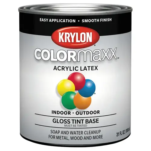 Colormaxx Paint, Gloss, 1 qt Tint Base