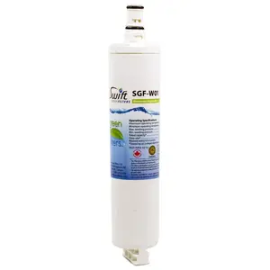 Swift Green Filters SGF-W01 Refrigerator Water Filter, 0.5 gpm, Coconut Shell Carbon Block Filter Media