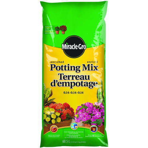 Miracle-Gro 72758430 Potting Mix, 60.5 L Bag