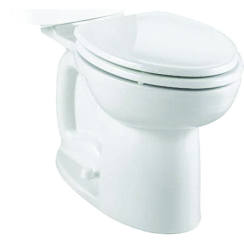 American Standard 3717A001.020 Cadet 3 Toilet Bowl, Elongated, 12 in Rough-In, Vitreous China, White, Floor Mounting