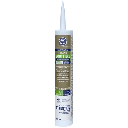 Silicone II SE2171 Gutter Sealant, Clear, Paste, 9.8 oz