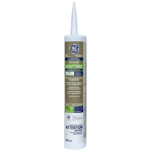 GE 2823506 Silicone II SE2171 Gutter Sealant, Clear, Paste GE 2823506 Silicone II SE2171 Gutter Sealant, Clear, Paste