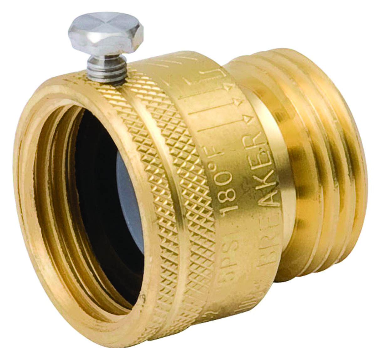 B&K 108-904RP ProLine Series Back Flow Preventer Vacuum Breaker, 3/4 in Connection, MPT, Brass