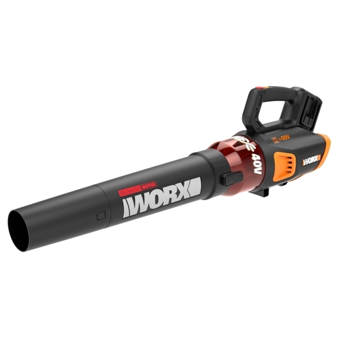 Worx WG584 Cordless Leaf Blower with Brushless Motor, 2.5 Ah, 40 V Battery, Lithium-Ion Battery, 3-Speed