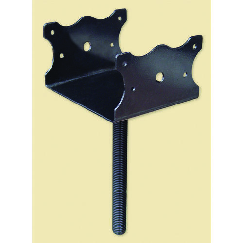 Saddle Bracket, Steel, Galvanized Black