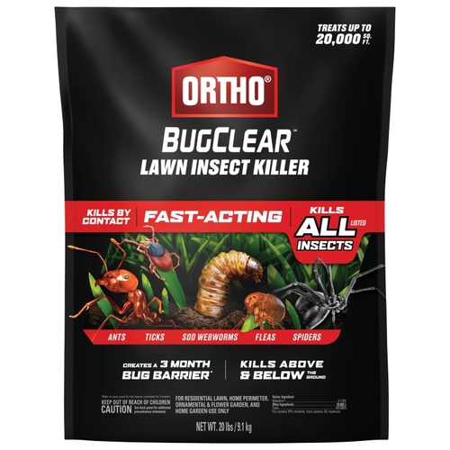 Ortho 045610 BugClear 0425610 Insect Killer, Granular, Spreader Application, 20 lb Bag