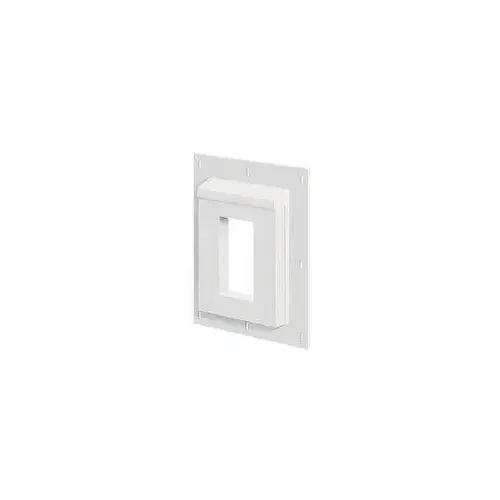 Mounting Block, 11-1/2 in L, 9-1/16 in W, Fiber Cement, White