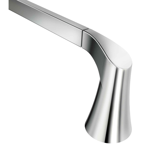 Danika Series Towel Bar, 24 in L Rod, Zinc, Chrome, Surface Mounting