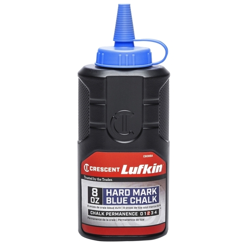 HardMark Series Advanced Chalk Refill, Blue, 8 oz Bottle - pack of 4