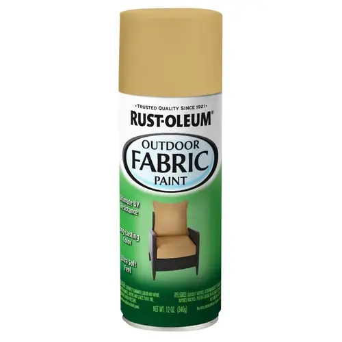 12 Oz. Flat/Matte Outdoor Fabric Spray Paint, Khaki