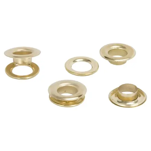 Grommet, 25-Piece, Brass Grommet, Brass Grommet, Brass Grommet - pack of 25