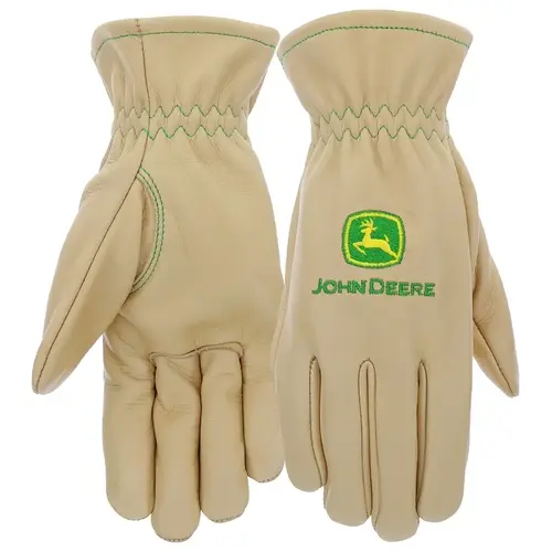 John Deere JD84014-WSM GLOVE COWHIDE WTR RSTNT W S/M Pair