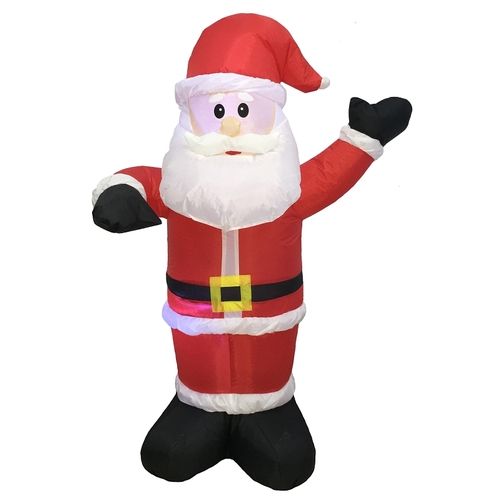 Christmas Inflatable Santa, 4 ft H