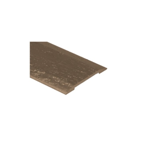 SHUR-TRIM FA1142HAB03 Seam Binder, 3 ft L, 1-1/4 in W, Aluminum, Hammered Antique Bronze