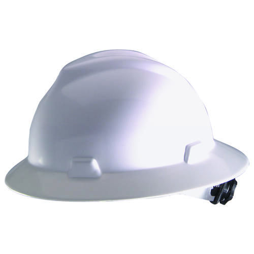 SWX00358 Hard Hat, 4-Point Textile Suspension, HDPE Shell, White, Class: E