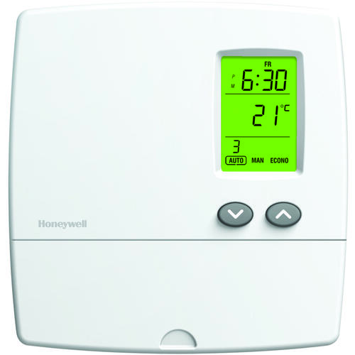 Honeywell RLV4350A1014/E1 Programmable Thermostat, 240 V, Backlit Display