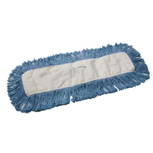 Kut-A-Way Dust Mop Head, Cotton, Blue