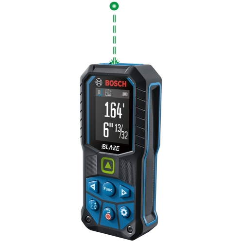 Bosch GLM165-25G BLAZE Laser Measure, Functions: Real-Time Length, Distance, Area, Volume, Indirect Measurements