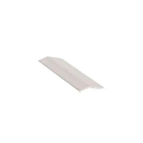 Molding Equalizer Edging, 6 ft L, 1-1/2 in W, Aluminum, Clear