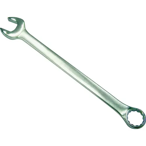 Combination Wrench, SAE, 1-1/2 in Head, Chrome Vanadium Steel