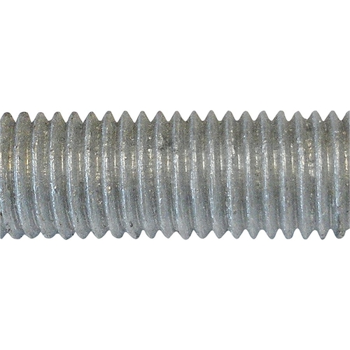 PFC 770065 TR-1006 Threaded Rod, 5/8-11 in Thread, 10 ft L, A Grade, Carbon Steel, Galvanized, NC Thread