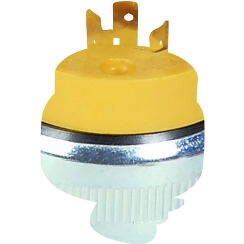 Arrow Hart 2364-BOX Locking Plug, 2 -Pole, 20 A, 250 V, NEMA: NEMA L6-20, Yellow