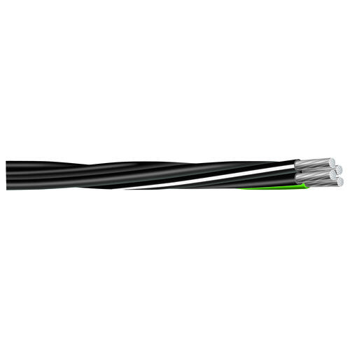 Southwire 4/04/04/02/0X500 Compact Stranded 8000 Service Entrance Cable, 4 -Conductor, Aluminum Conductor, 600 V