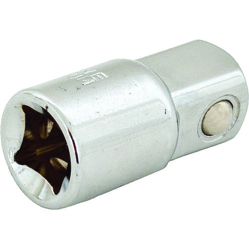 Socket Adapter, Female Male Drive, 1-3/8 in L Silver