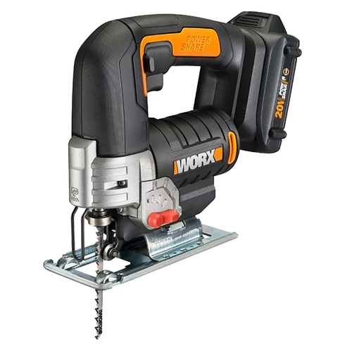 Worx WX543L Jig Saw, Battery Included, 20 V, 1.5 Ah, 15/16 in L Stroke, 2600 spm