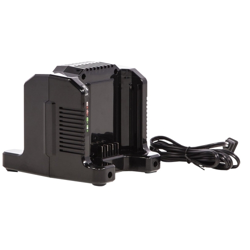 GREENWORKS 2958602AZ Pro Series Dual-Port Rapid Charger, 80 V, 5 Ah, 8 A Charge, 90 min Charge