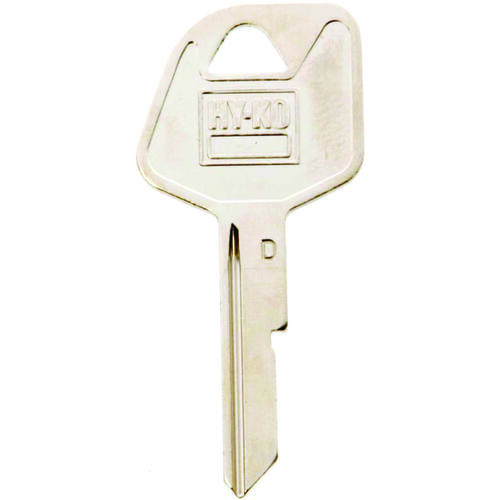 Key Blank, Brass, Nickel - pack of 10