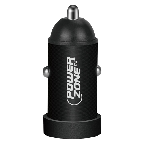 PowerZone KL-062CU USB Car Charger, Black