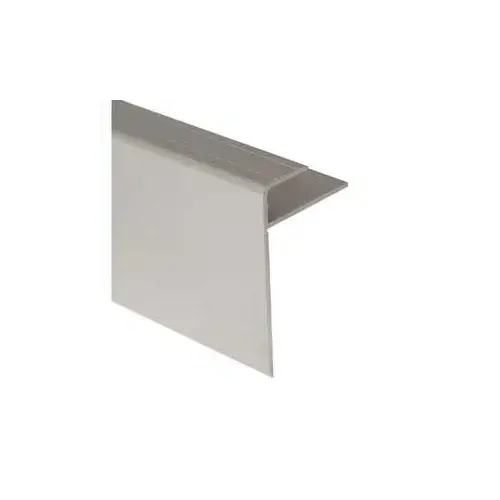 Stair Nose Moulding, Aluminum, Satin Gold