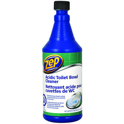 ZEP CAATBC32 CAATB32 Toilet Bowl Cleaner, 32 oz Bottle, Liquid, Pine, Blue